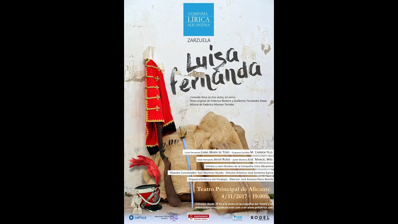 Luisa Fernanda. Zarzuela Completa
