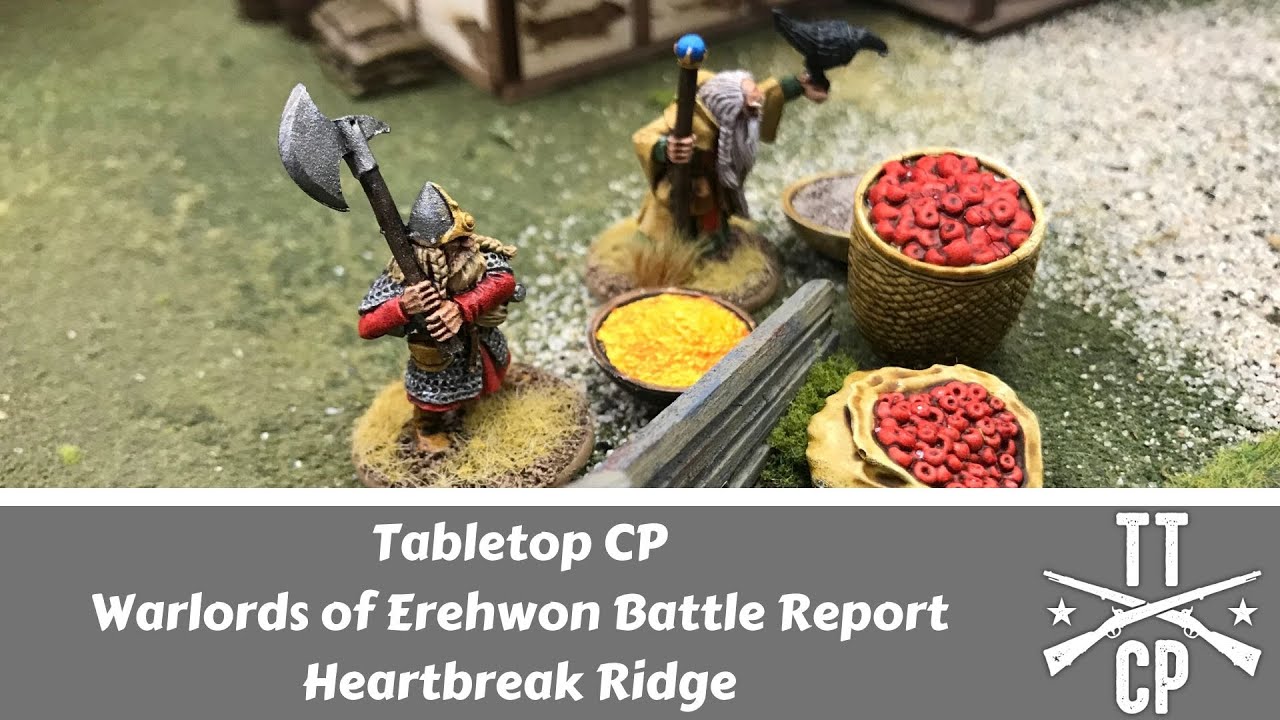 Tabletop CP: Warlords of Erehwon Battle Report- Heartbreak Ridge