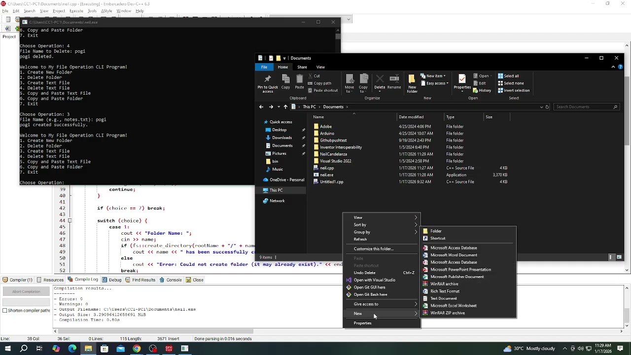 Window Base CLI