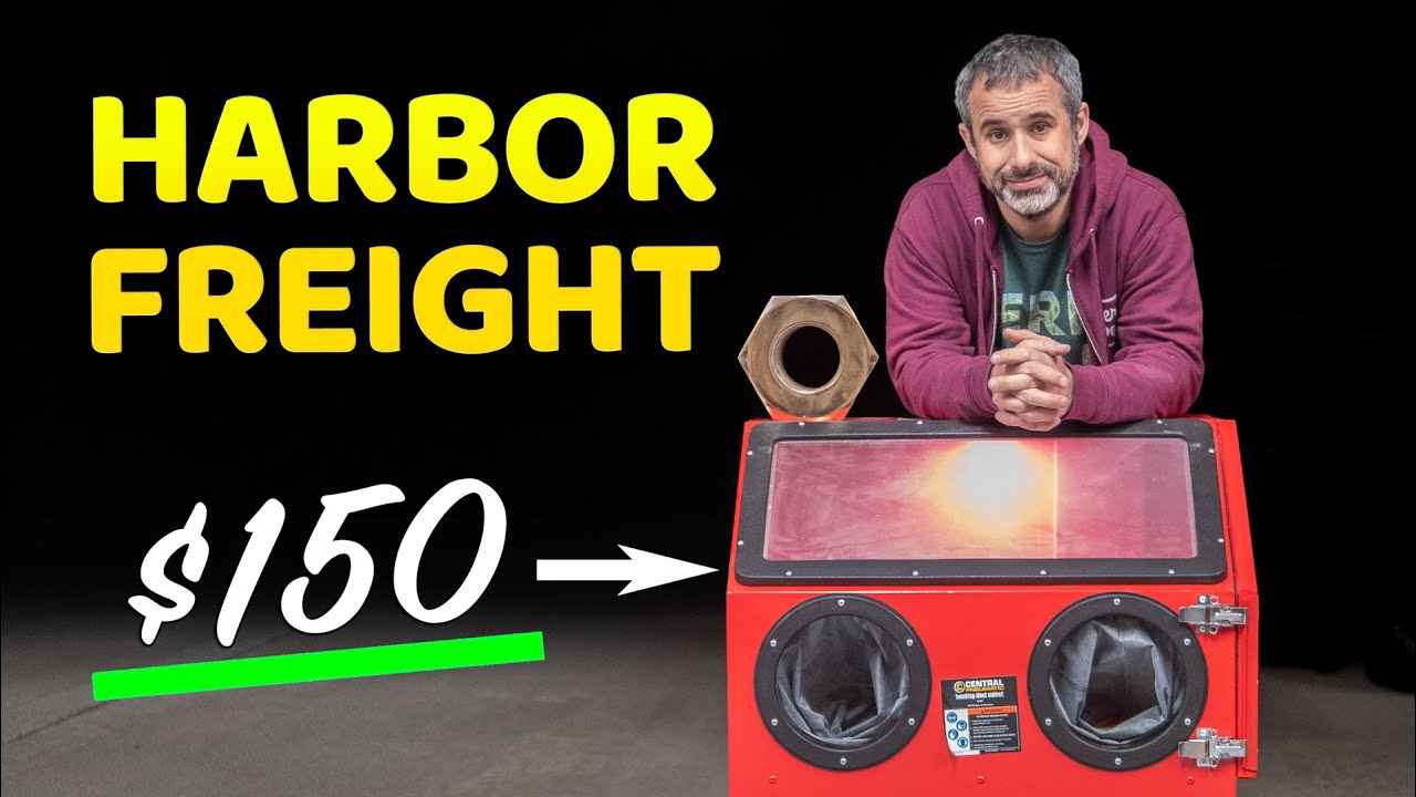 Я последовал вашему совету и купил пескоструйный аппарат Harbor Freight.