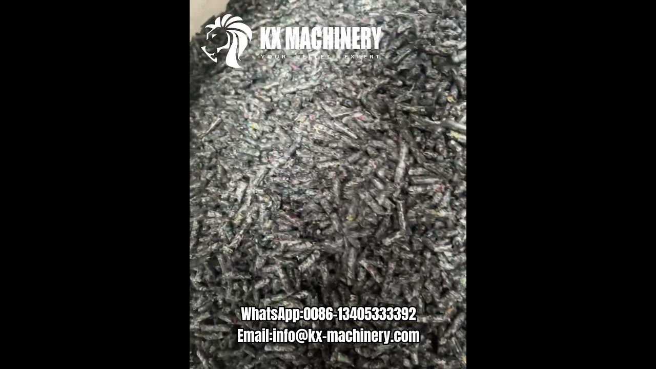 MSW Briquette Pellet Machine Waste Clothes Pellet Production Line RDF Briquette Pellet Machine
