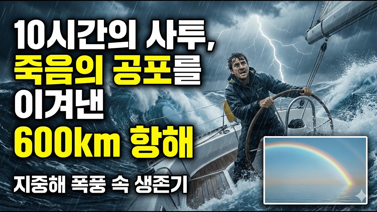 죽음의 공포를 이겨낸 600km 항해