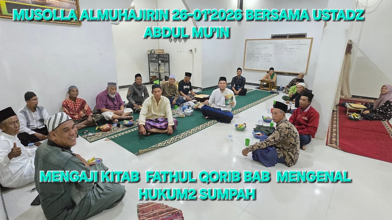 MENGAJI KITAB FATHUL QORIB BAB HUKUM2 SUMPAH 