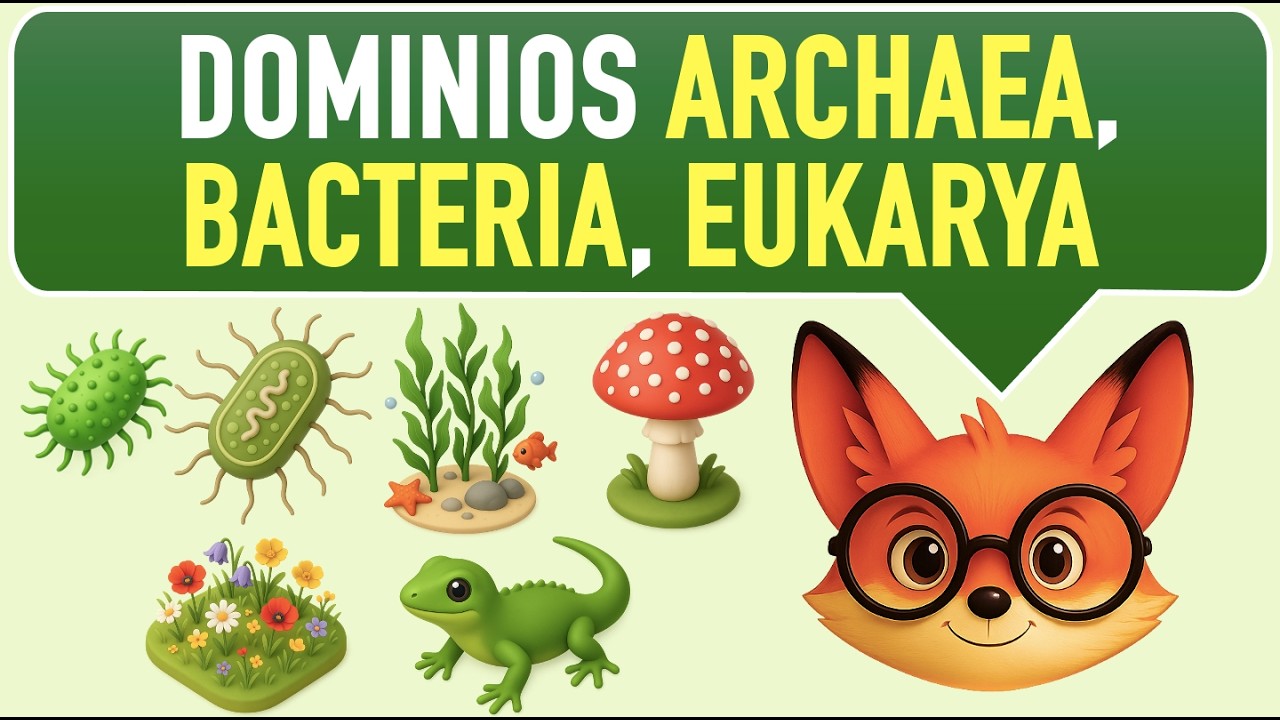Dominios ARCHAEA, BACTERIA y EUKARYA #bacteria #archaea #eukarya #dominiosdelavida