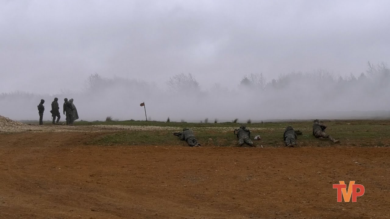 Instrucción de militares ucranianos en Castrillo del Val