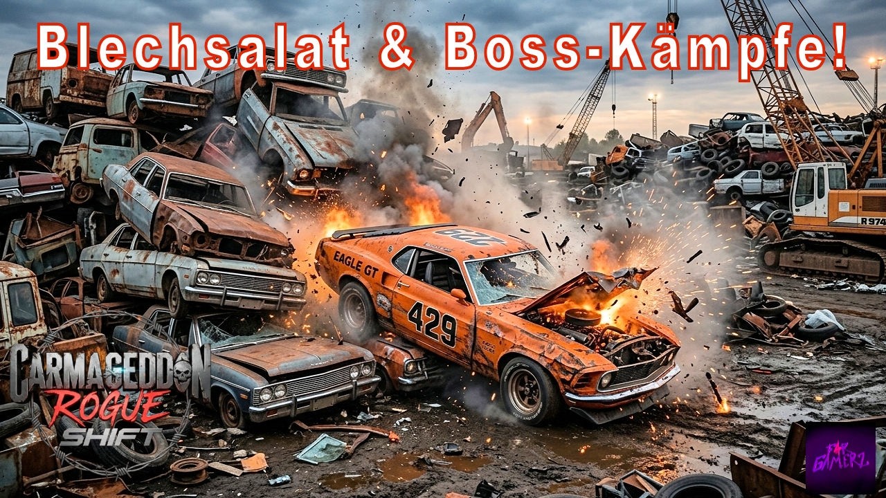 CARMAGEDDON ROGUE SHIFT #13: Blechsalat & Boss-Kämpfe! (Bullserker & Düsenarsch) 💀🔥 Let’s Crash