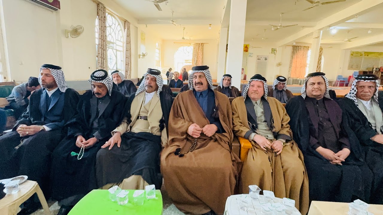 مشية وصلح والتراضي بين عشيرة السادة المحنا وقبيلة آلبدير بحضور وجهاء وشيوخ وسادة