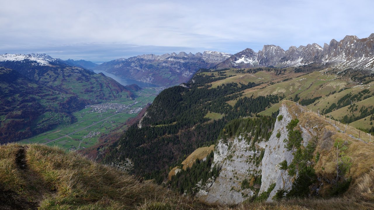 ⛰ Schnapsgrotzen - Gonzen - Tschugga Wanderung