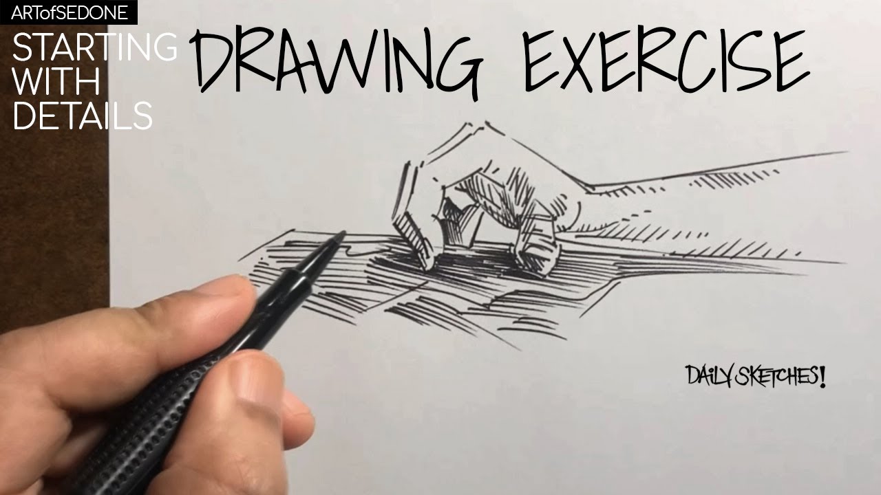Starting With Details Drawing Exercise