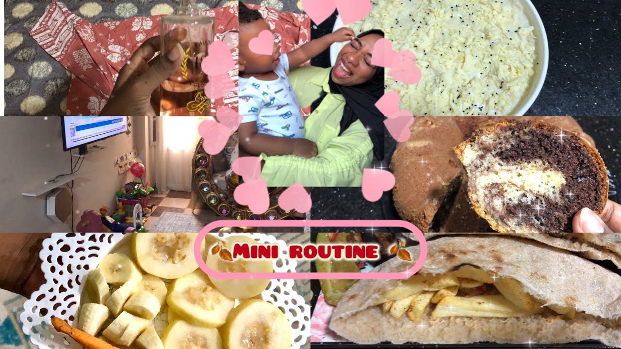 🌸روتيني اليومي البسيط مليان حب🩷وريحة كيك 🍰 |Mini routine 