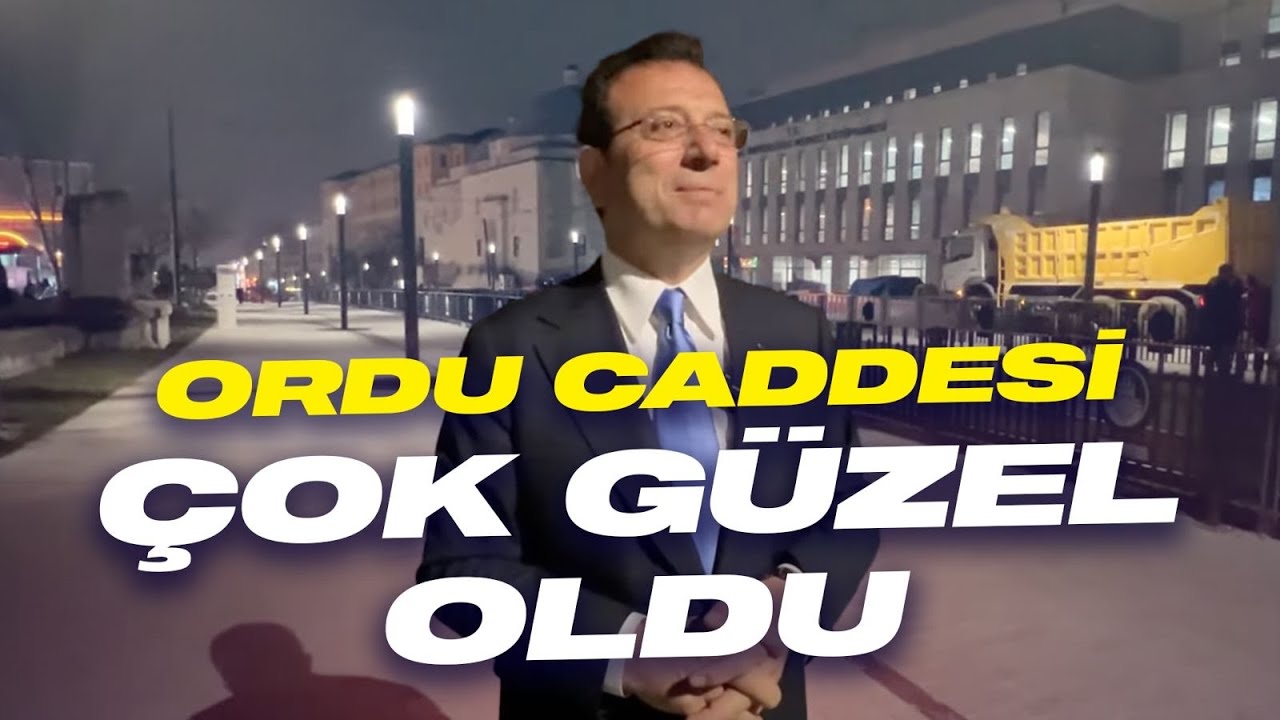 ORDU CADDESİ ÇOK GÜZEL OLDU