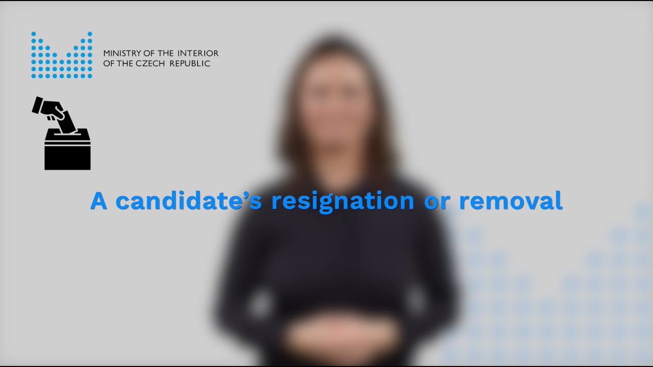 Elections to the European Parliament 2024 - A candidate&rsquo;s resignation or removal