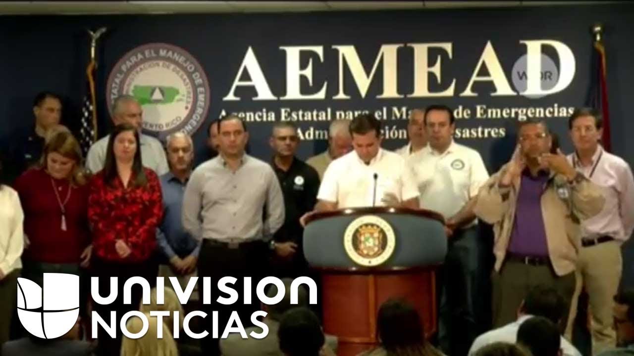 En vivo: Conferencia de prensa del gobernador de Puerto Rico sobre el huracán María