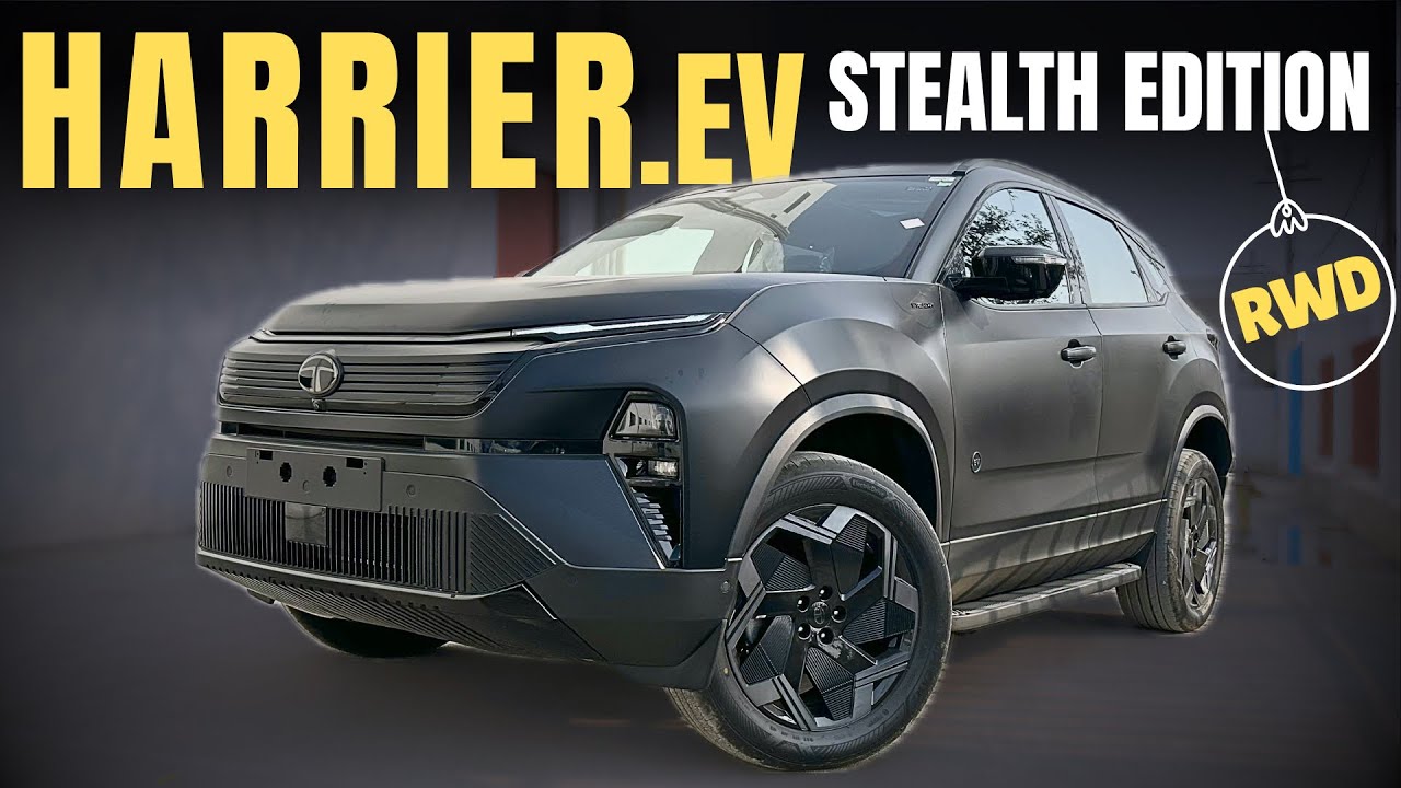 BLACK BEAST! TATA Harrier EV RWD STEALTH Edition - EMPOWERED 75KWH - Detailed Review!