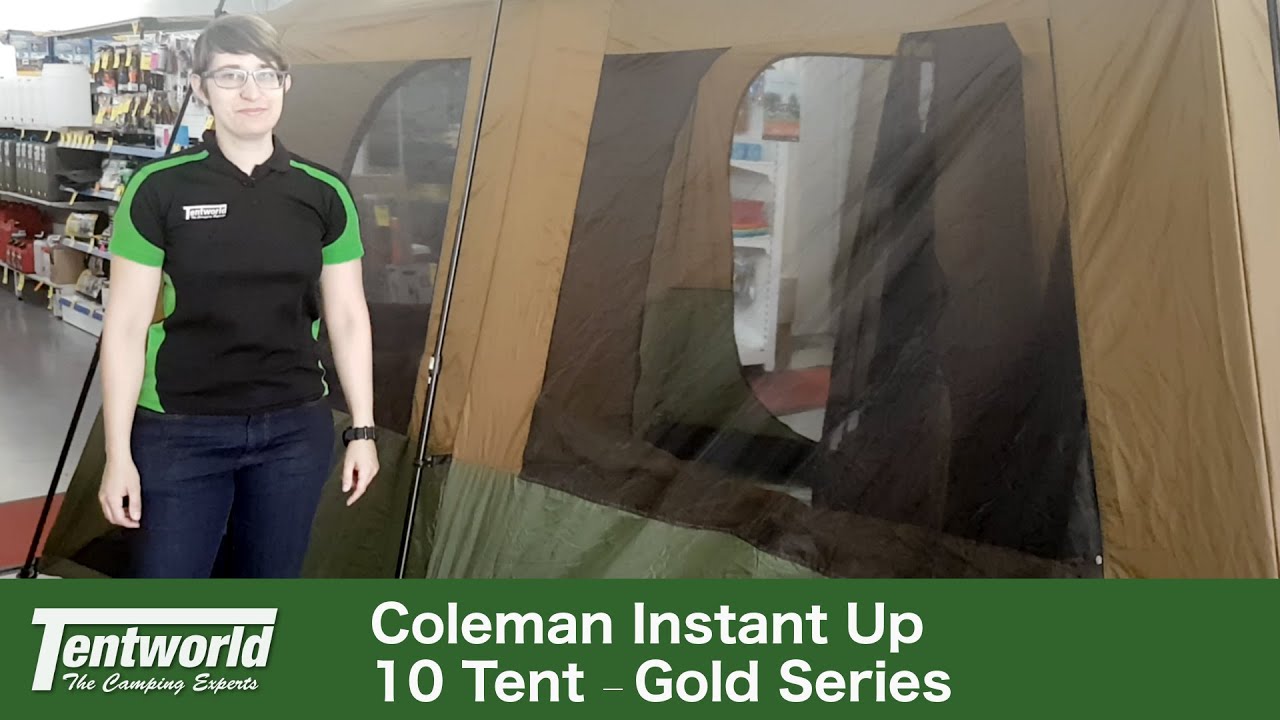 Coleman Instant Up 10 Gold Tent - How To Setup & Packdown