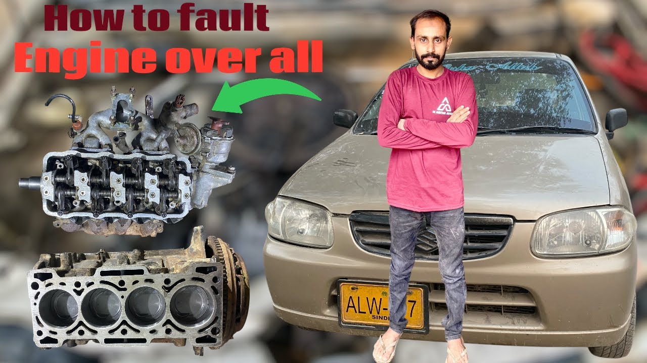 How to fault engine over all Suzuki alto engine over all 