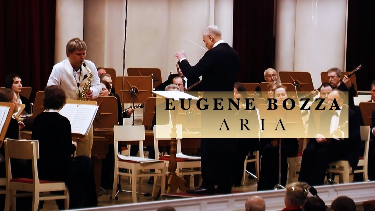 Bozza Aria Sergey Kolesov saxophone and Andreyev state orchestra