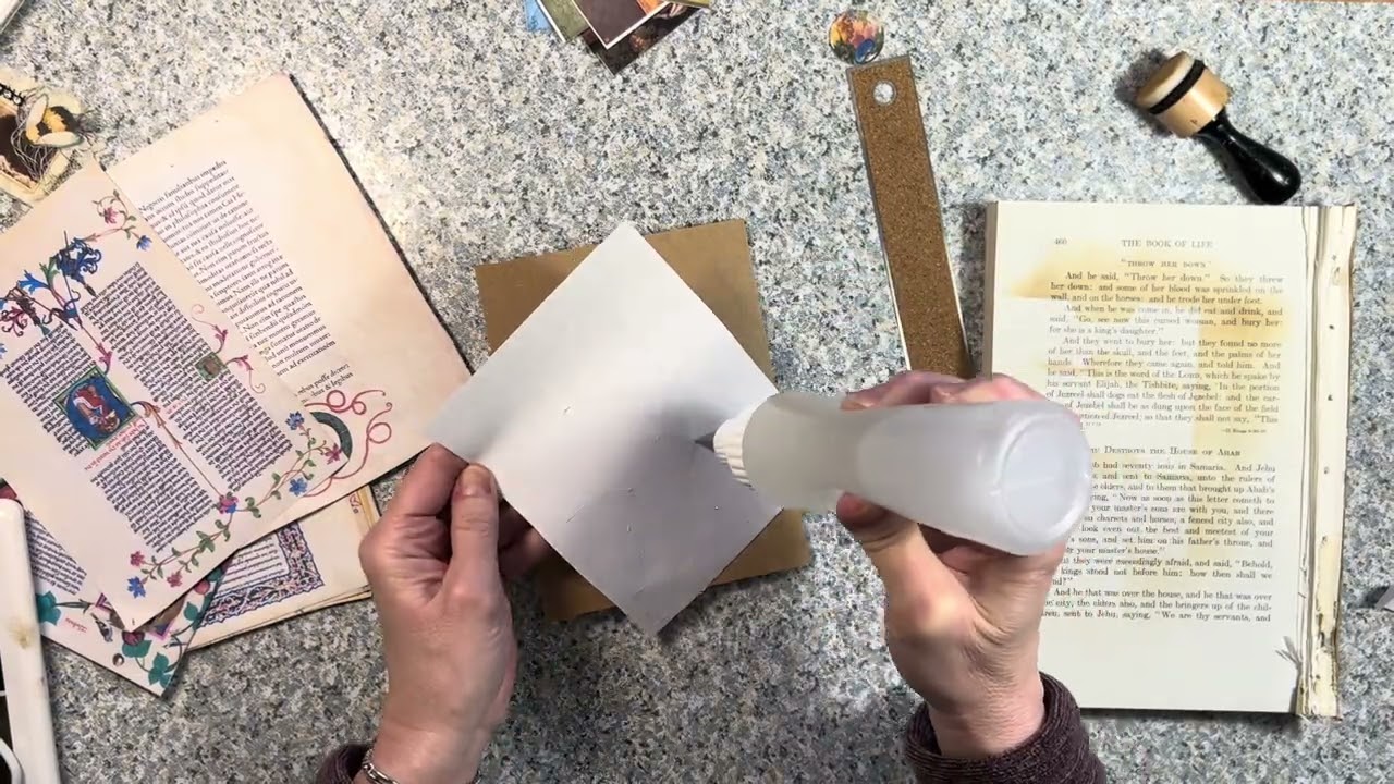 ENVELOPE JOURNAL ADDING EMBELLISHMENTS a DTP @tookscrafttable #thesimplecrafter 