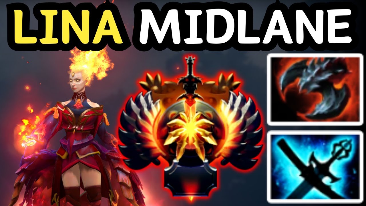 🔥 THIS IS HOW TO BUILD ATTACK SPEED WITH LINA MID 21 KILL | DOTA 2 🔥