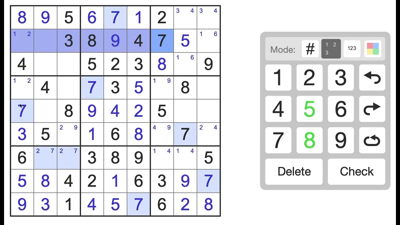 Los Angeles Times Impossible Sudoku Solution for February 15, 2026