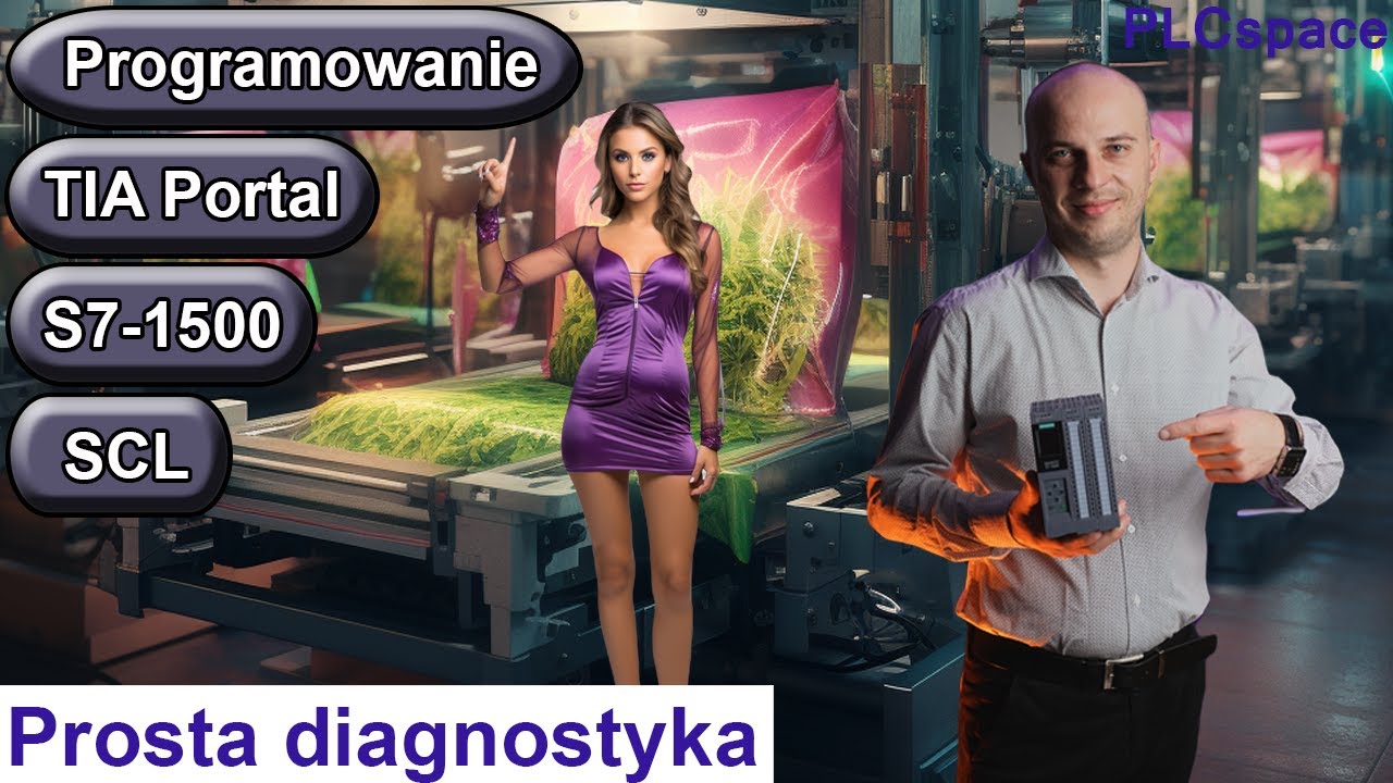 Prosta diagnostyka - Kurs programowania PLC Siemens S7-1500 - TIA Portal - SCL