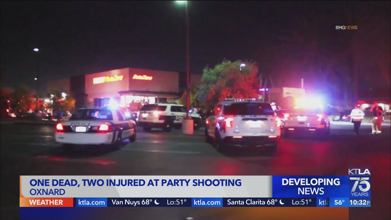 1 dead, 2 injured at Oxnard party shooting