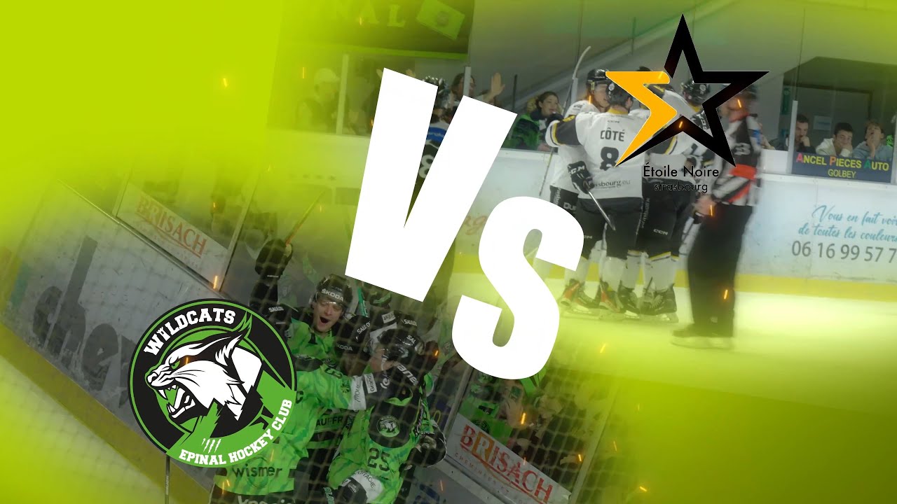 HOCKEY D1 - Wildcats Epinal Vs Etoile Noire Strasbourg - Playoffs Round1 2023