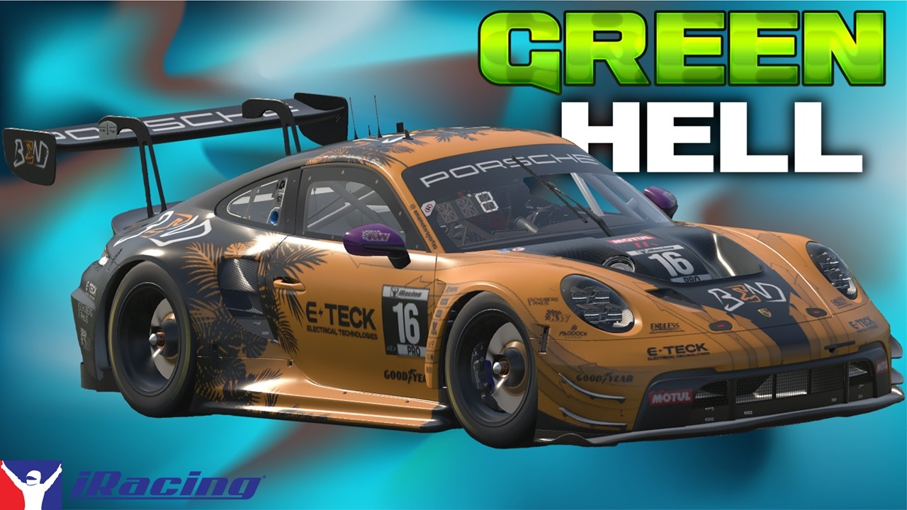 Green Hell Mayhem! From P6 to P4 Under Pressure | Porsche GT3 iRacing