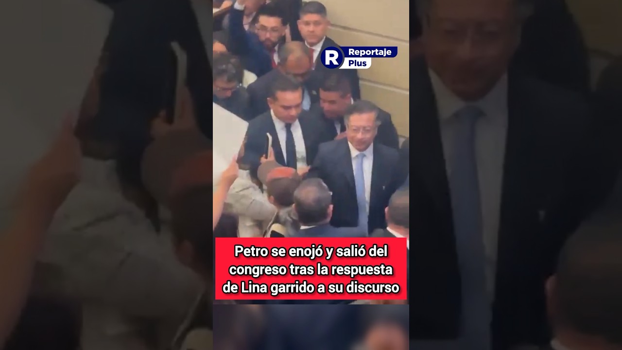 🔴 Gustavo Petro sale abucheado del congreso tras respuesta de Lina Garrido #politica #noticias