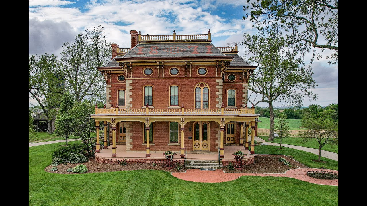 1871 Italianate Victorian Mansion, Pella, IA