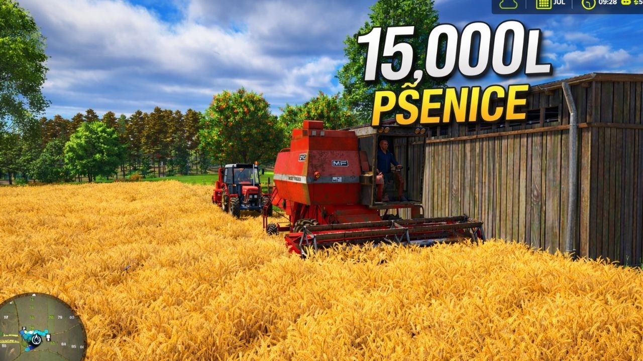 Ogromna zetva psenice | Farming prezivljavanje #28 | #farmingsimulator25