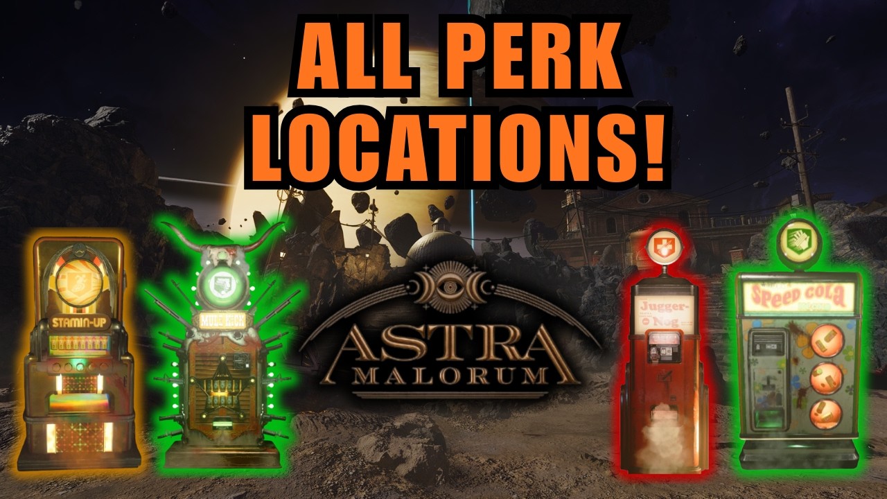 Every PERK Location in Astra Malorum! | BO7 Zombies