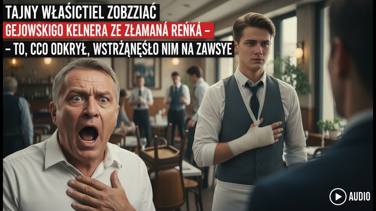 Tajny Właściciel Zobaczył Gejowskiego Kelnera ze Złamaną Ręką – To, Co Odkrył, Wstrząsnęło Nim Na...