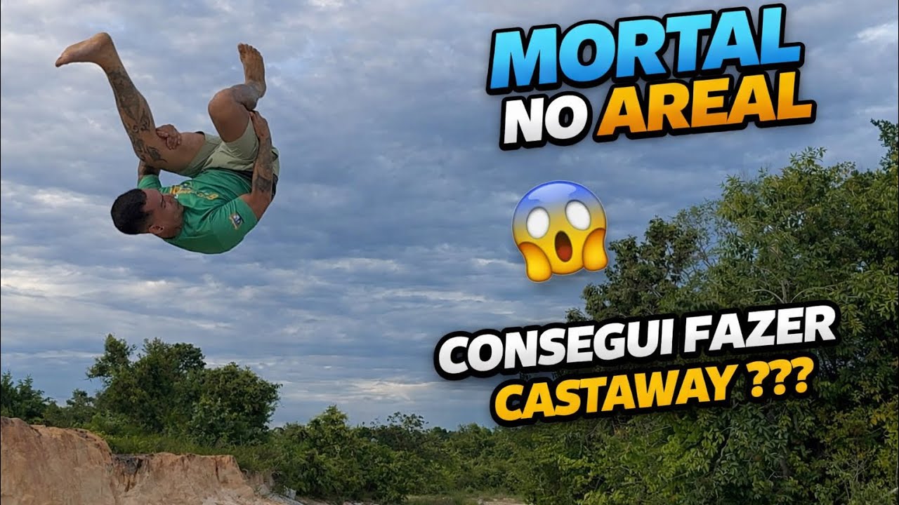 TREINO NO AREAL / FLIPS BÁSICOS/  CASTAWAY  / VLOG
