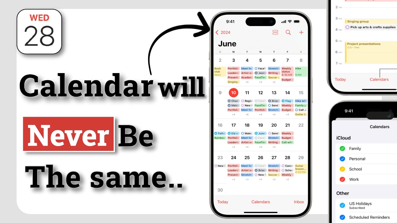 Apple Calendar Tips every user needs to know on IOS 18!
