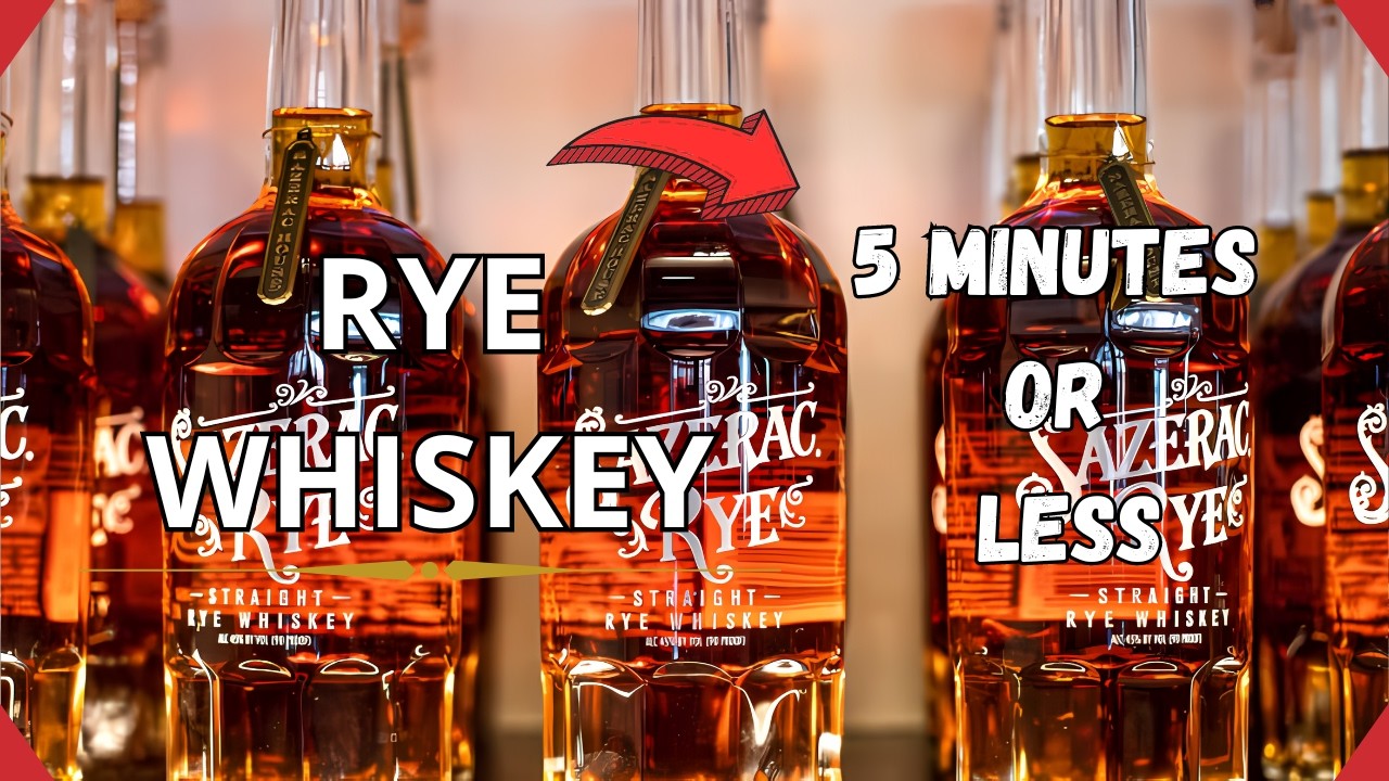 All you need to know about Rye Whiskey in 5 minutes or less!