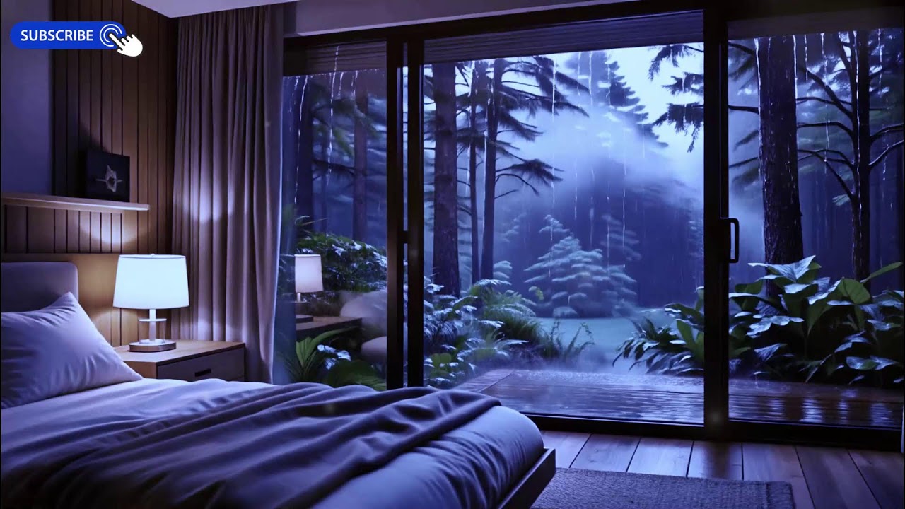12 Hours Sleep Better Tonight 🌧️ Soothing Rain & Calm Music