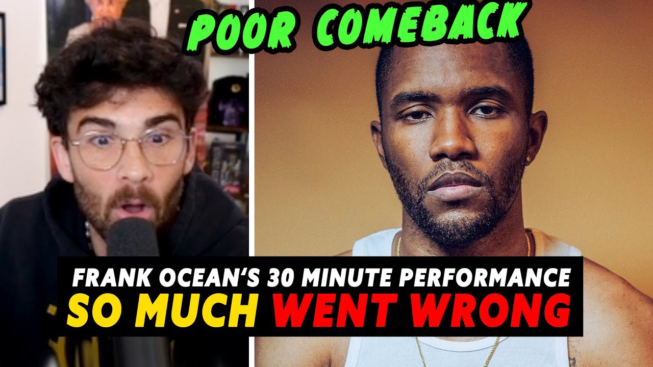Hasanabi reacts to WILD OPINIONS on FRANK OCEAN's Comeback Coachella Performance