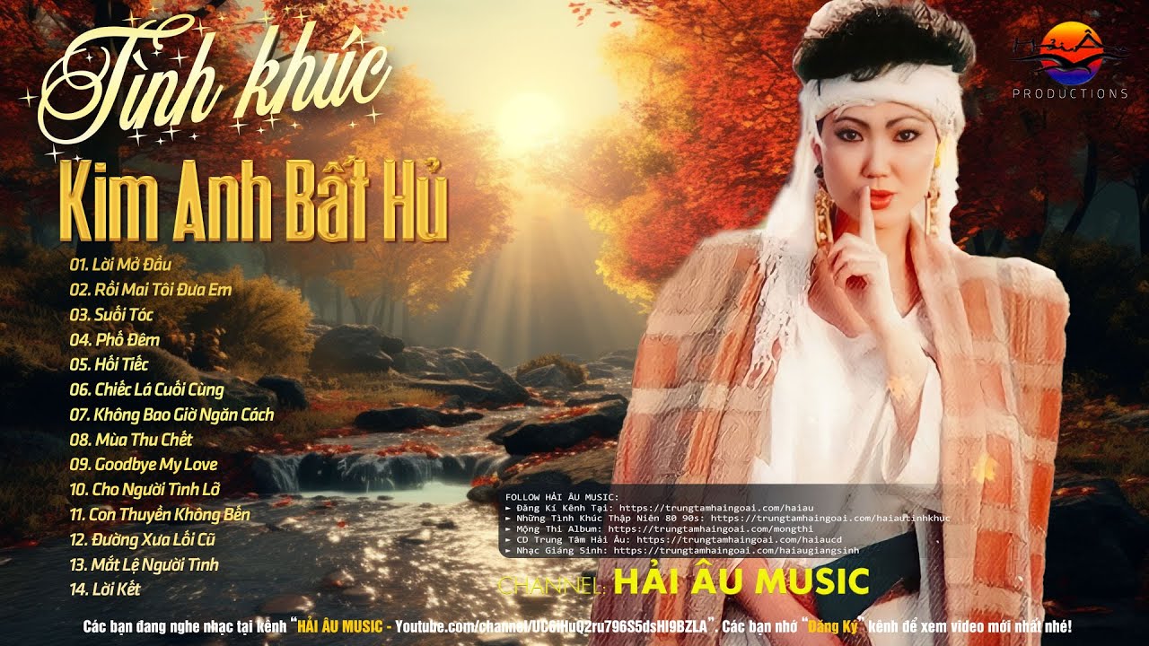 Tình Khúc KIM ANH Bất Hủ - Top 10 Tình Khúc Hải Ngoại Thập Niên 90 Kim Anh Hay Nhất Sự Nghiệp