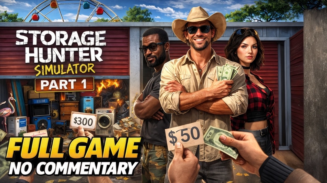 Storage Hunter Simulator | FULL GAME Part 1 Gameplay Longplay | No Commentary