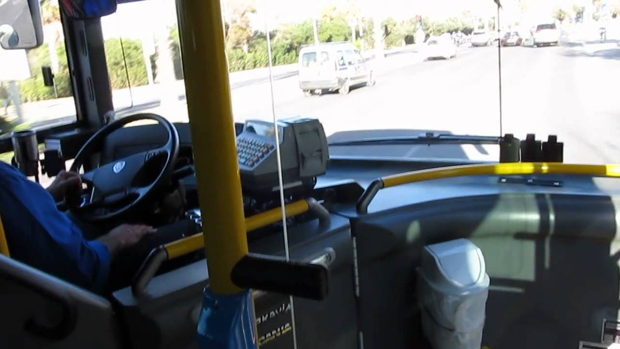 Scania N280UB bus ride from Israel HD