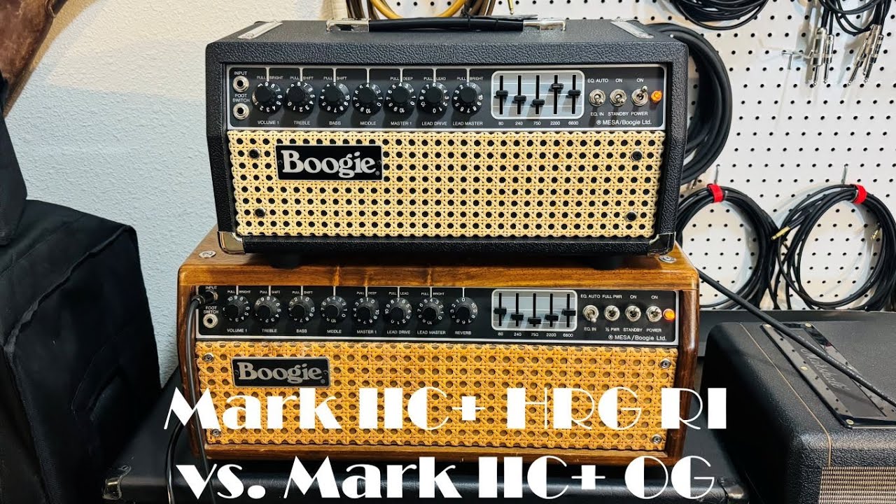 Mesa Boogie Mark IIC+ HRG Reissue vs. OG IIC+