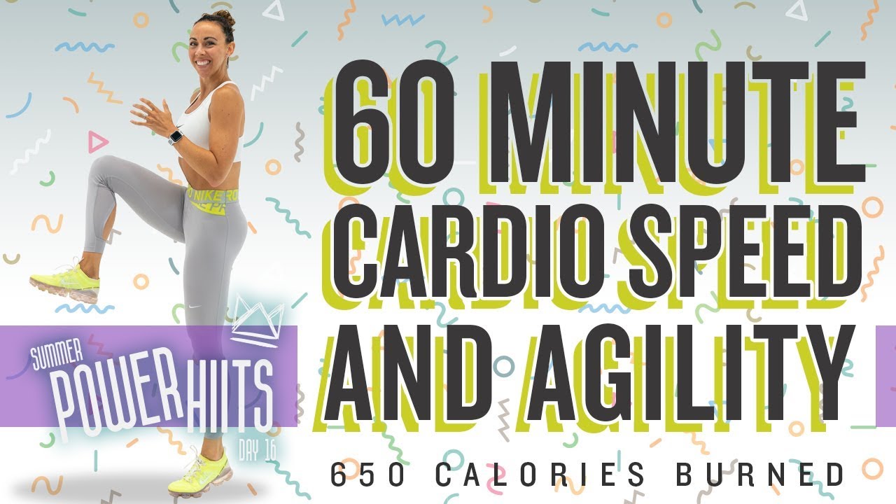 60 Minute Cardio Speed and Agility Workout 🔥Burn 650 Calories!* 🔥Sydney Cummings