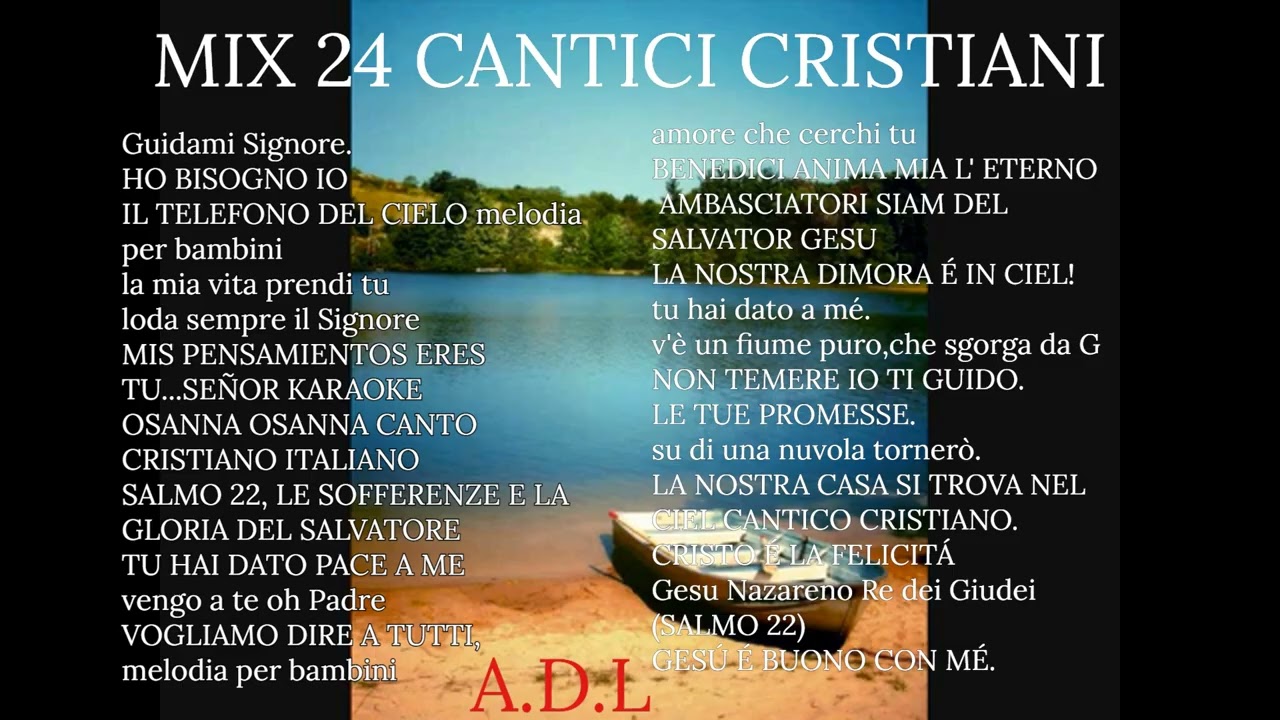MIX 24 CANTICI CRISTIANI #musica #music #canticicristiani #amor