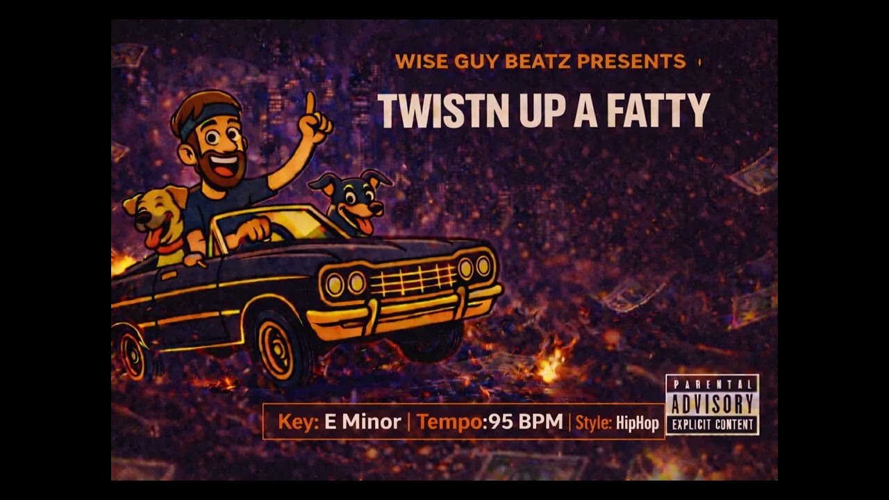 Twistn Up A Fatty - Instrumental Beat | E Minor | 95 BPM | HipHop By DJ Wise Guy