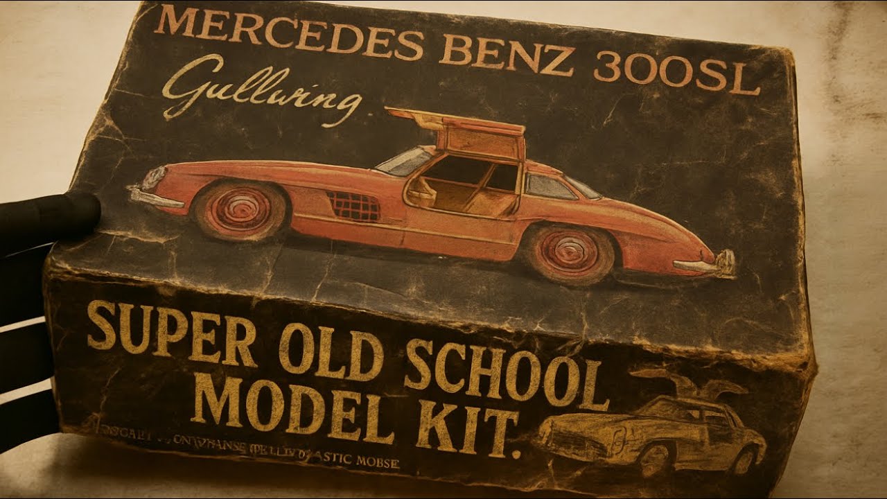 Building a Vintage Model Car  | Revell Mercedes 300SL Gullwing  1/12 | What Is the Current Price?