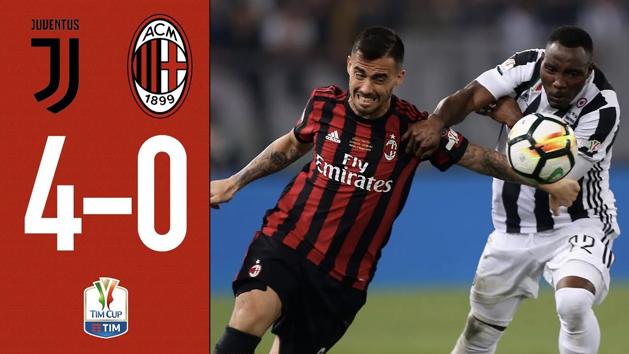 Highlights Juventus 4-0 AC Milan - TIM Cup final 2017/2018