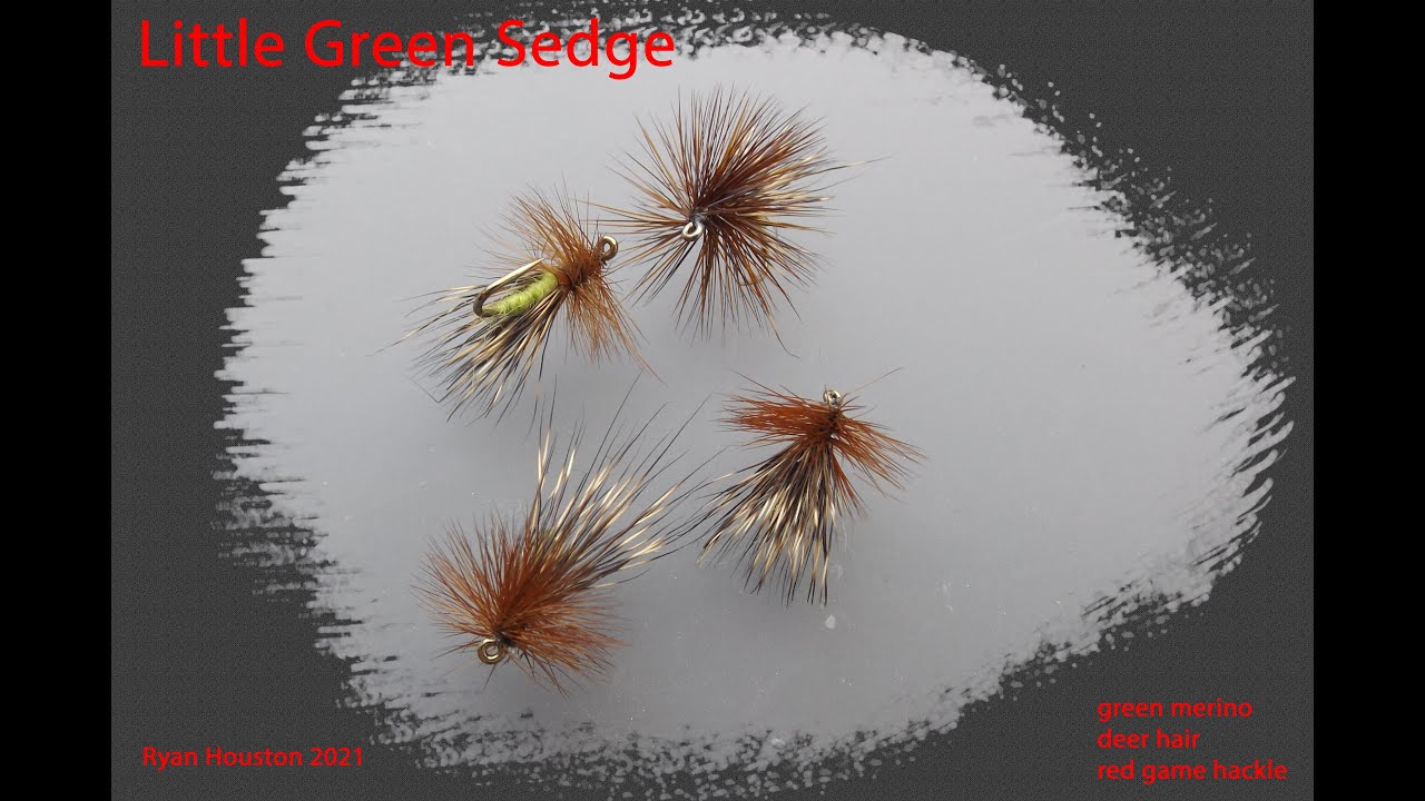 FLY TYING THE LITTLE GREEN SEDGE CADDIS WITH RYAN HOUSTON