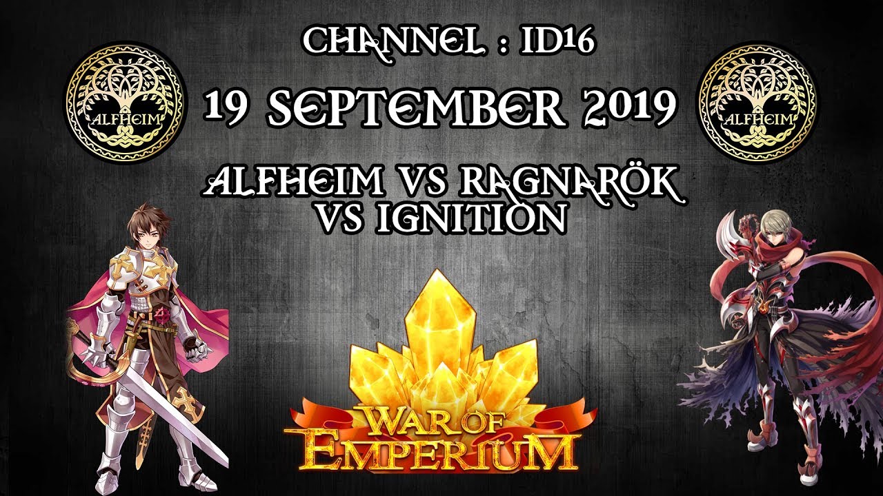 Alfheim WOE 19 September 2019 vs Ragnarok vs IGNITION - GX POV