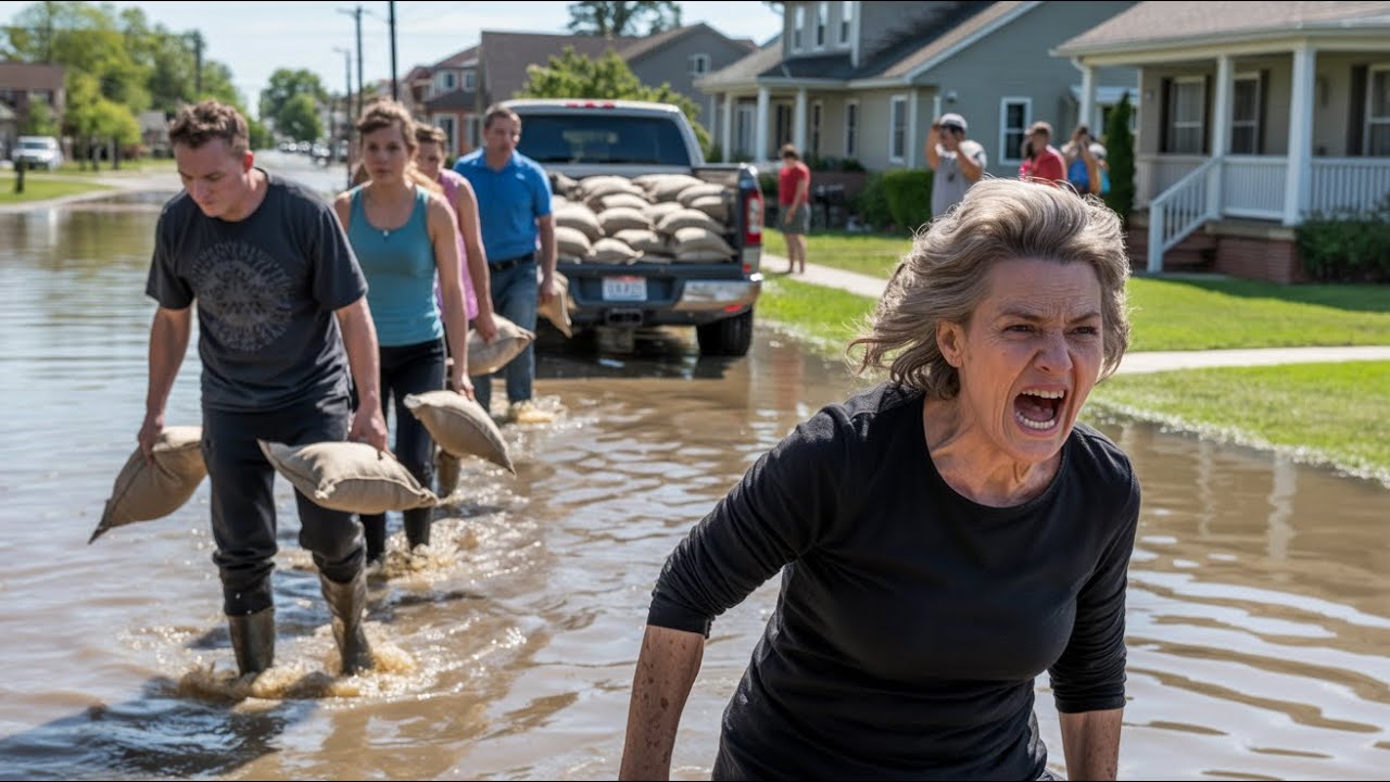 HOA Karen Turned Away The Sandbag Crew, 2 Minutes Later I Arrived With Public Works Badges